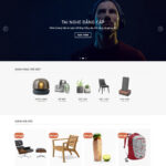 trang bìa website bán hàng đa năng phục vụ bán lẻ