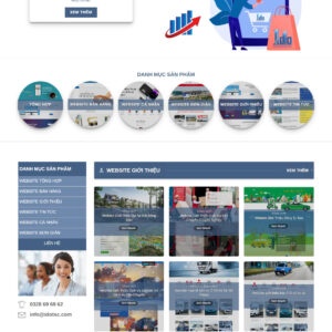 Thiết kế website bán dịch vụ thiết kế web