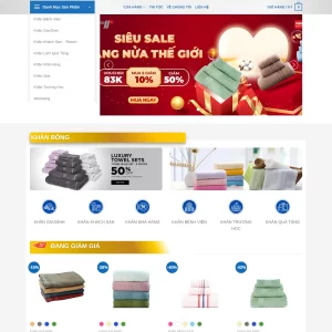 website shop bán hàng may mặc thời trang