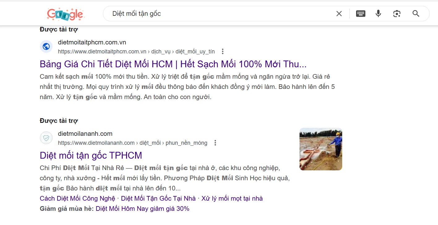 Diệt mối tận gốc