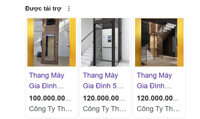 thang máy gia đình