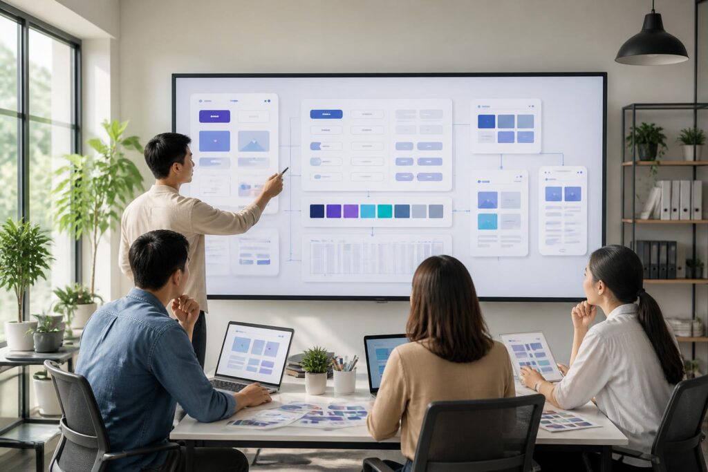 Design system for websites: From interface guidelines to a consistent experience